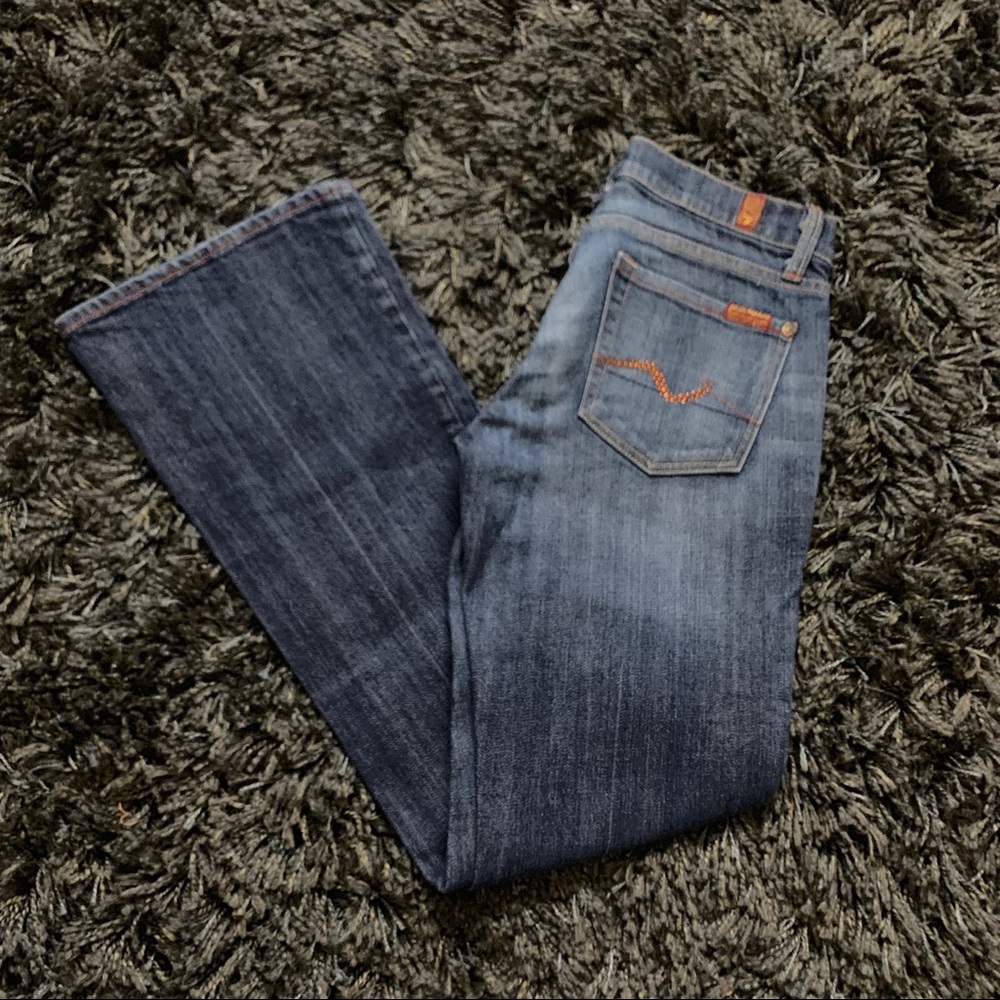 7 for all mankind bootcut denim jeans ⚡️ 26 - Picture 4 of 8